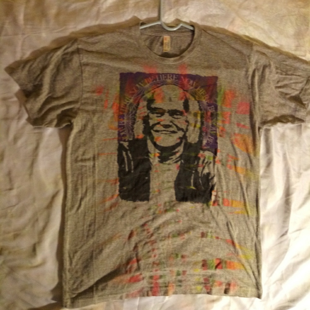 Men's L/American Apparel print T-shirt